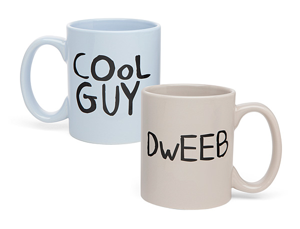 Adventure Time 20oz Cool Guy & Dweeb Mug Set