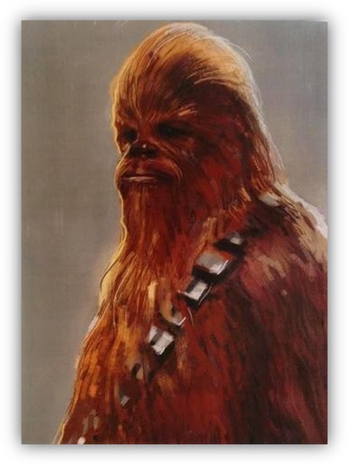 concept art chewbacca the force awakens star wars